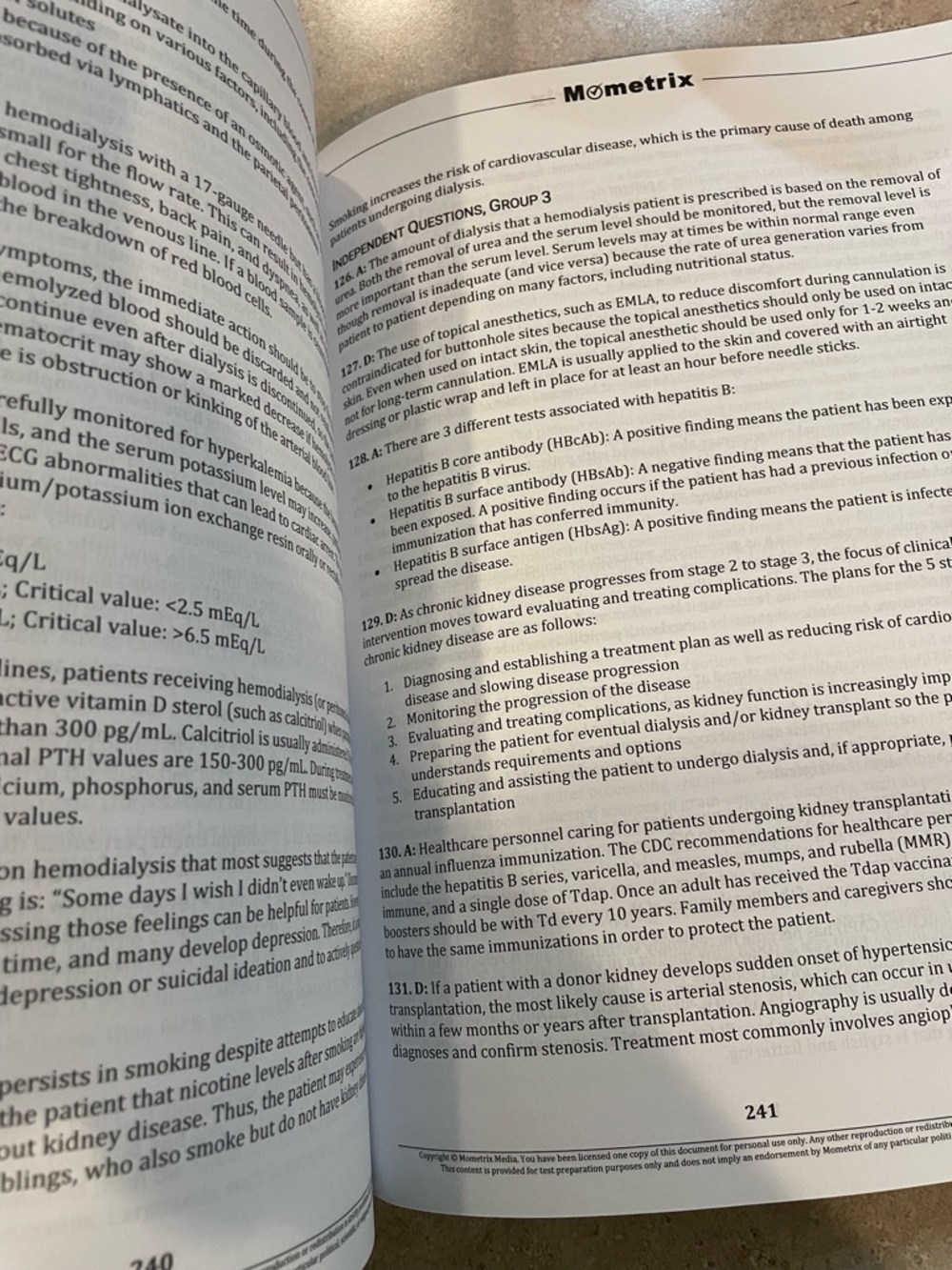 Mometrix Certified Dialysis Nurse Exam Secrets Study Guide - CDN test review - Picture 4 of 6